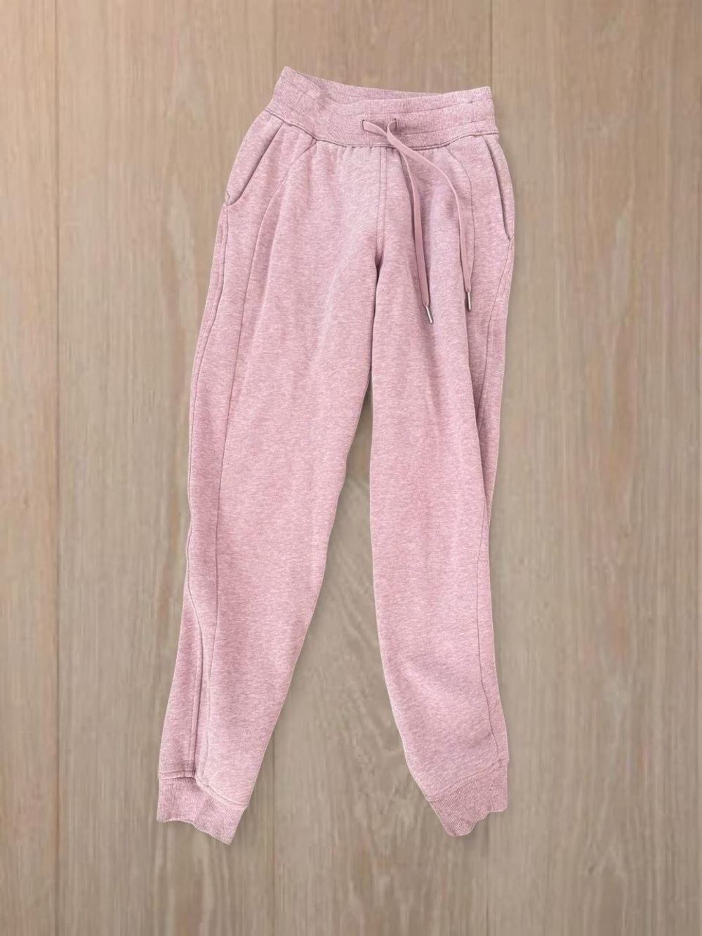 Lululemon Scuba High-Rise Jogger Heathered Pink - Size 2
